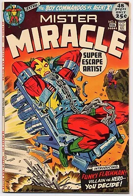 Buy Mister Miracle 6 VF 8.0 1972 DC 1st App Female Furies Jack Kirby • 38.83£