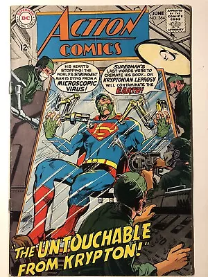 Buy Action Comics# 364- Superman In  The Untouchable From Krypton! Silver Age DC Com • 11.03£