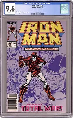 Buy Iron Man #225 CGC 9.6 1987 4120511023 • 116.49£