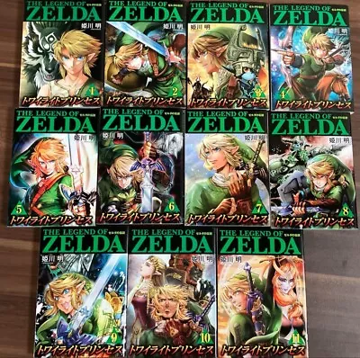 Buy Legend Of Zelda Twilight Princess Vol 1-11 Set Japanese Comic Manga Full Set • 58.22£