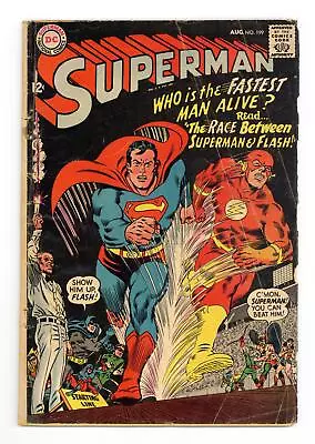 Buy Superman #199 GD- 1.8 1967 1st Superman Vs Flash Race • 64.46£