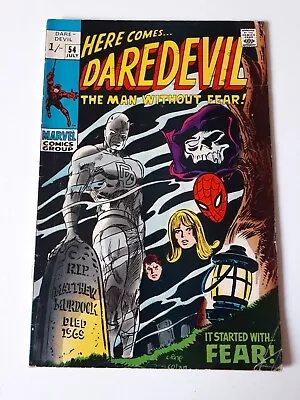 Buy DAREDEVIL # 54 1969 Marvel COMIC (VOL. 1 1964) VG • 15.99£