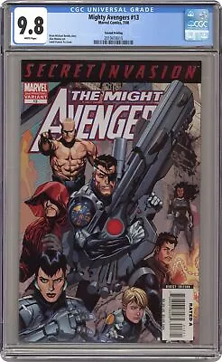 Buy Mighty Avengers #13B Yu Variant 2nd Printing CGC 9.8 2008 2019418015 • 120.37£