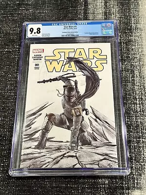 Buy Star Wars #1 Cgc 9.8 Boba Fett Forbidden Planet Special Edition Granov Variant! • 112.61£