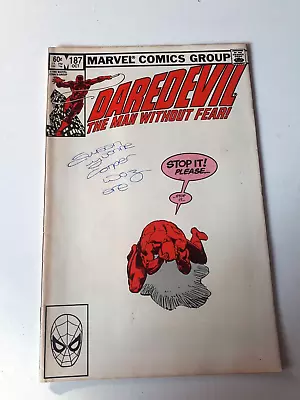 Buy DAREDEVIL # 187 1982 Marvel Comics (VOL.1 1964)FRANK MILLER VG+ • 4.99£