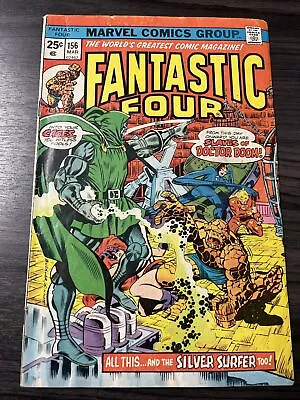Buy Fantastic Four #156 (03/74, Marvel) Doctor Doom And Silver Surfer Appearance! • 7.73£