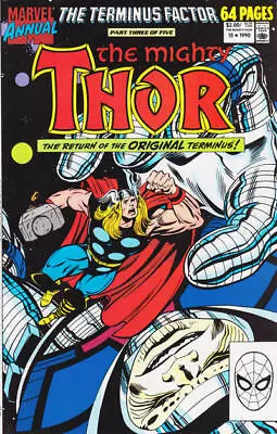 Buy Thor (1962) ANNUAL #  15 (5.0-VGF) Terminus Returns 1990 • 2.25£