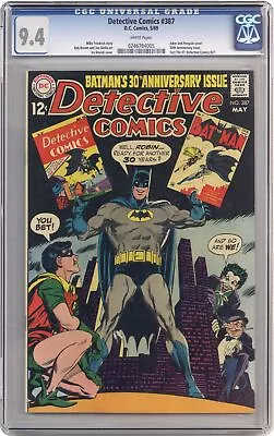Buy Detective Comics #387 CGC 9.4 1969 0246784005 • 411.60£