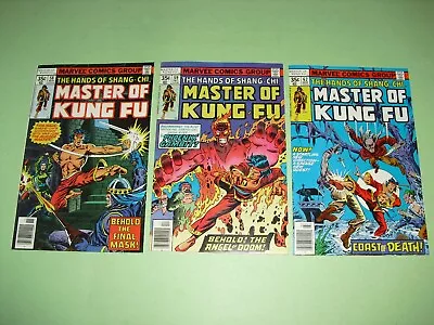 Buy Master Of Kung Fu #58 59 62 All NM 9.2 To 9.4 1977 78! Marvel High Grade B377 • 13.97£