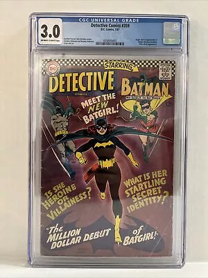 Buy Detective Comics #359 CGC 3.0; 1st Appearance Batgirl (Barbara Gordon) 1967 • 291.23£