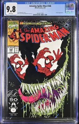 Buy Amazing Spider-Man 346  CGC 9.8 NM/M White Pages • 171.15£