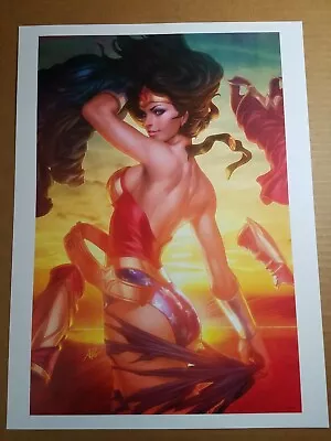 Buy Wonder Woman Art Print DC Comic Poster By Stanley Artgerm Lau • 11.67£