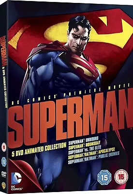 Buy DC: SUPERMAN - 5 DVD ANIMATED SERIES (DVD) NEW SEALED + Slipcase • 8.75£
