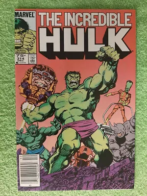 Buy INCREDIBLE HULK #314 NM : NEWSSTAND Canadian Price Variant : RD6302 • 28.13£