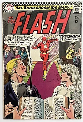 Buy Flash #165 - 1966,Barry Allen Iris West Wedding! John Broome, DCU 6.0 • 13.97£