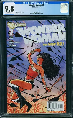 Buy WONDER WOMAN #1 CGC 9.8 DC 2011 The New 52! Justice League! N6 392 Cm • 89.31£