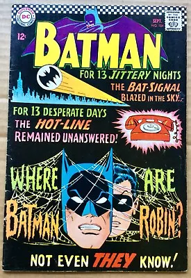 Buy BATMAN #184 (1966) Silver Age DC; Gardner Fox & Moldoff; Solo Robin Story; Fine+ • 31.06£