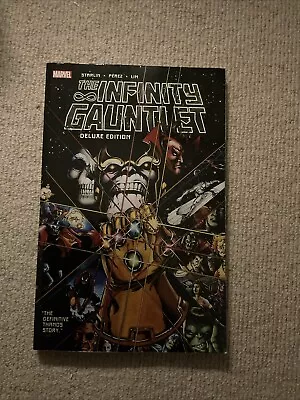 Buy Marvel Comics The Infinity Gauntlet Deluxe Edition Trade Paperback • 2£