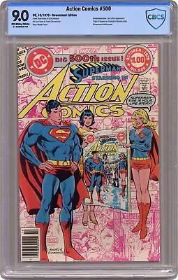 Buy Action Comics #500 CBCS 9.0 Newsstand 1979 DC 21-2F369ED-004 • 85.43£