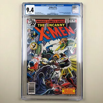 Buy Uncanny X-Men #119 (1979) CGC 9.4, Moses Magnum, Sunfire Misty Knight • 77.80£