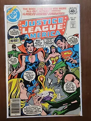 Buy Justice League Of America #161 FN+ DC Comics 1978 Zatanna Joins JLA New Costume • 6.98£
