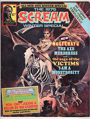 Buy Scream Winter Special #11 Fine Plus 6.5 Skywald Magazine Horror Suspense 1975 • 15.52£