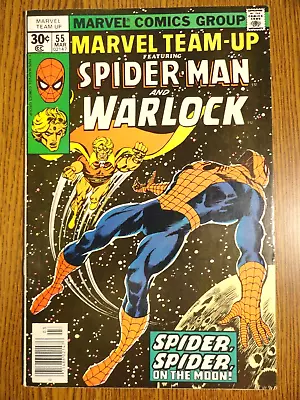 Buy Marvel Team-Up #55 Byrne Key Spider-man & Adam Warlock 1st Infinity Gem Thanos • 19.88£