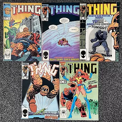 Buy The Thing 5 Issue Job Lot #5, 22, 28, 28 & 35 Marvel Comics 1983 • 15£