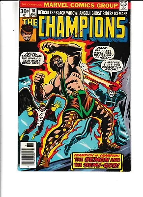 Buy Champions #10 (MARVEL Comics 1977) NEWSSTAND-VERY FINE 8.0 • 9.71£