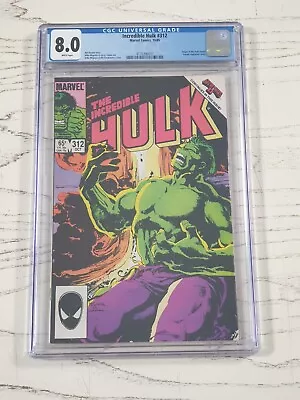 Buy Incredible Hulk #312 CGC 8.0  • 75.87£