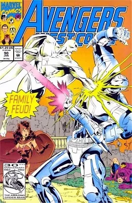 Buy Free P&P; Avengers West Coast #90, Jan 1993:  Vision Vs. Ultron! • 4.99£