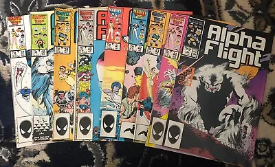 Buy Alpha Flight Marvel Comics X 9. #37, 38, 39, 40, 41, ￼42, 43, 44, 45. (1986/7.) • 9.75£