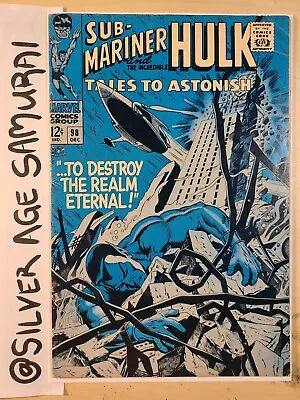 Buy Tales To Astonish # 98 -hulk And Sub-mariner-to Destroy Realm Eternal • 11.64£