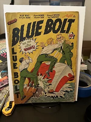Buy Blue Bolt Vol. 2 #3  1941 Novelty Comic Book Cover Detached And Split, 0.5. • 87.37£