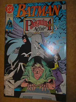 Buy Batman # 448 Penguin Affair Wolfman Aparo Decarlo $1.00 Copper Age Dc Comic Book • 0.99£