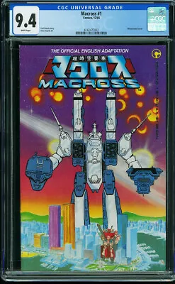 Buy Macross #1 CGC 9.4 Comico 1984 Movie! Robotech! TV Show! Key Book! P2 412 Cm • 108.69£