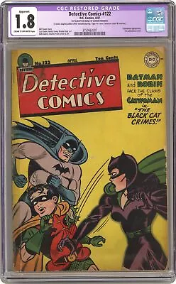 Buy Detective Comics #122 CGC 1.8 TRIMMED 1947 3750662007 • 1,405.66£