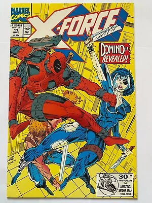 Buy X-FORCE #11 Deadpool 1st Domino Neena Thurman Marvel Comics 1992 - NM High Grade • 19.95£