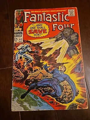 Buy Fantastic Four #62 Jack Kirby Classic  1st App Blastaar  • 14.44£