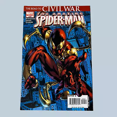 Buy Amazing Spider-Man 529 Marvel Comics 2nd Print 1st App Iron Spider 2006 VF • 19.42£