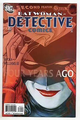 Buy Detective Comics #860 NM First Print Greg Rucka J.H. Williams III  • 2.73£
