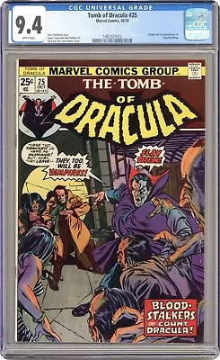 Buy Tomb Of Dracula #25 CGC 9.4 1974 1482321012 1st App. Hannibal King • 182.50£