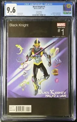 Buy Marvel Comics Black Knight #1 Lupe Fiasco Food & Liquor Hip Hop Variant CGC 9.6 • 46.60£