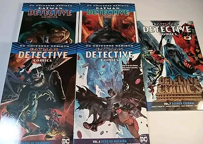 Buy 5x Detective Comics Rebirth TPB VOLUMES 1 2 3 4 & 7 DC Comics FIRST PRINTINGS • 46.59£