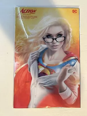 Buy Action Comics #1060 Natali Sanders Megacon Excl Supergirl Variant-b Le 600 W Coa • 31.04£