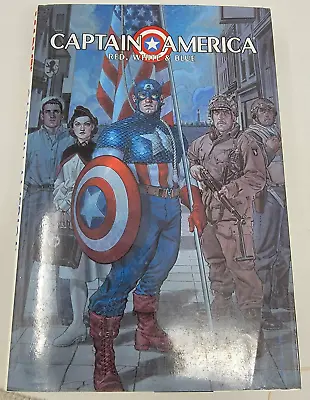 Buy Marvel 2002 Captain America Red, White & Blue Graphic Novel Hardcover New Rare • 19.44£