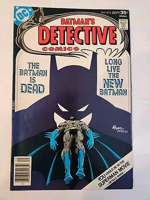 Buy Detective Comics 472 Batman DC 1977 Steve Englehart Marshall Rogers Terry Austin • 19.41£