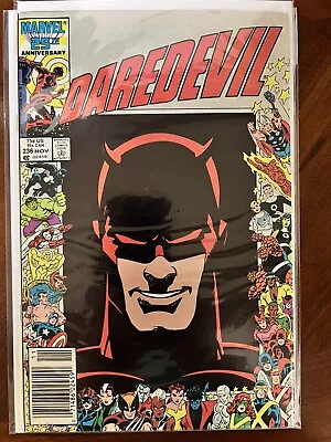 Buy Daredevil #236 25th Anniversary Frame Cover! - Marvel Comics - 1986 • 5.05£
