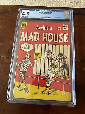 Buy Archie's Madhouse #22 CGC 4.5, 1st Appearance Sabrina The Teenage Witch • 543.82£