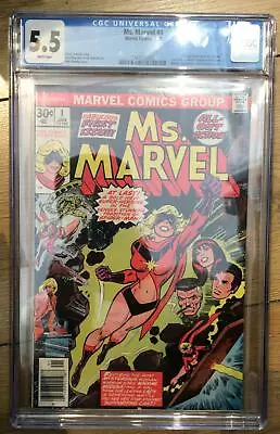 Buy Ms Marvel #1 (1977) 1st Appearance Carol Danvers As Ms Marvel Cgc Grade 5.5 M... • 199.95£
